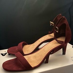 Suede Womens Heel